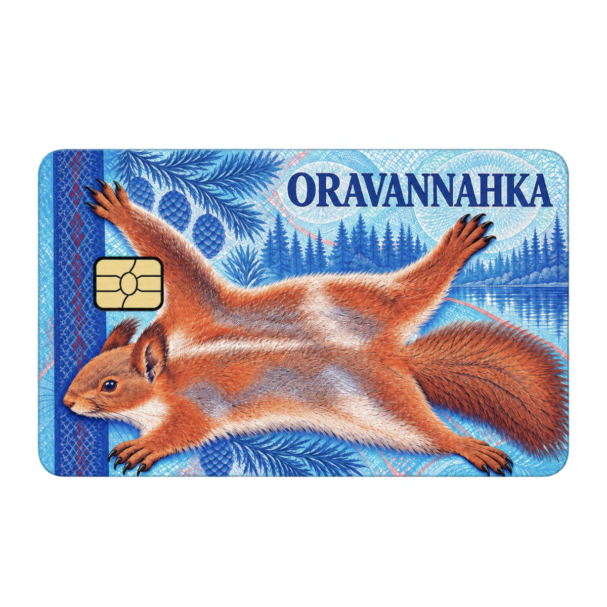 Oravannahka -pankkikorttitarra